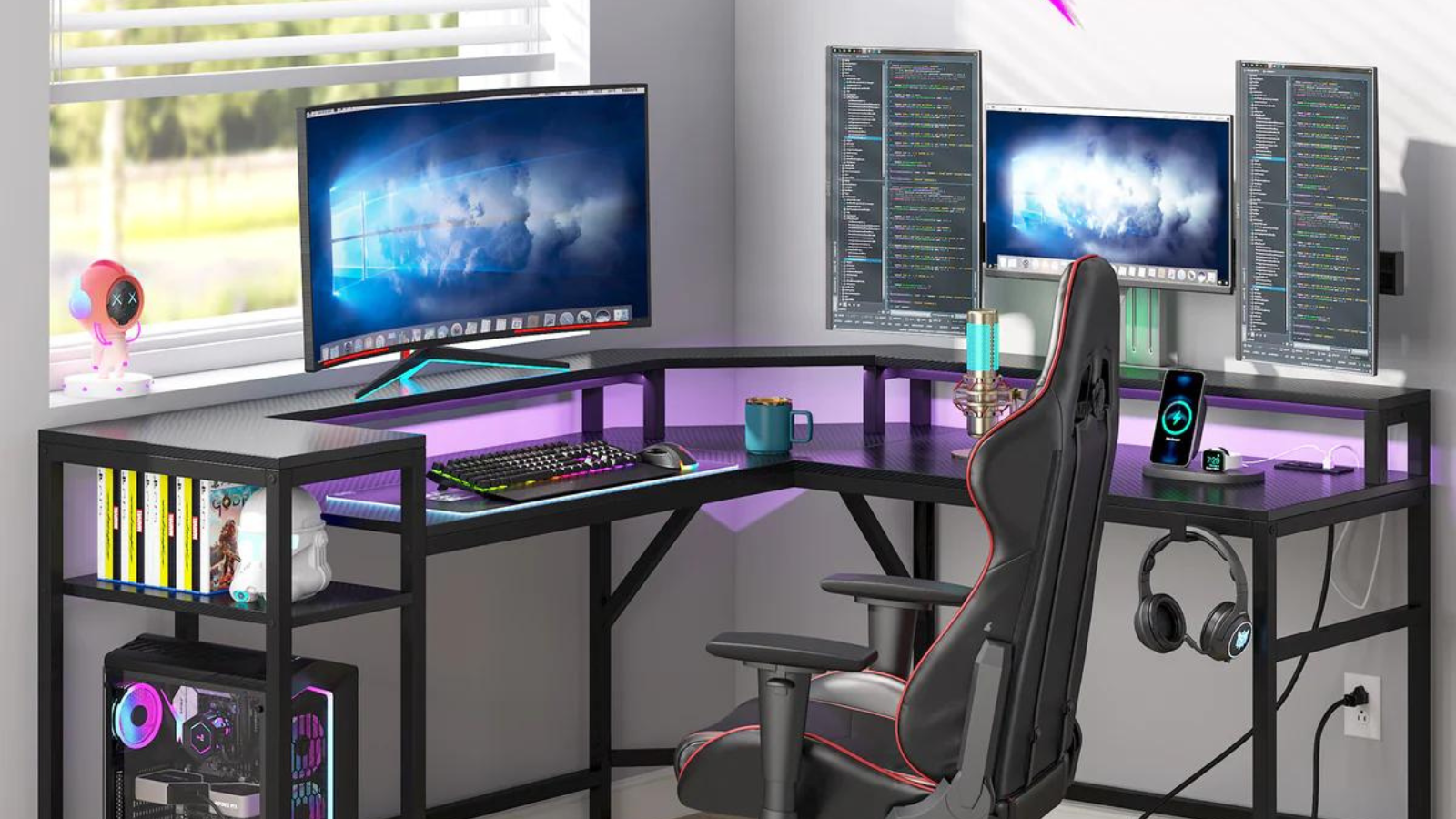 l shaped gaming desk